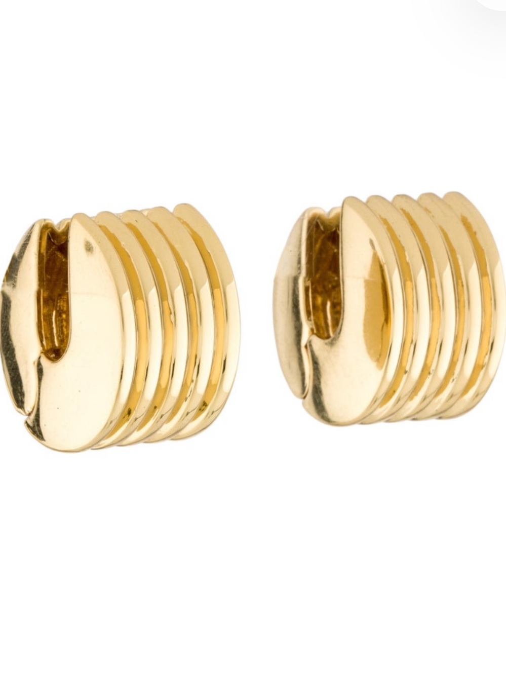 Jenny Bird
Toni Superwide Ribbed Hoop Earrings